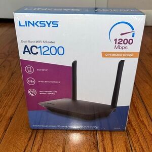 Linksys Router AC1200 Dual-Band WiFi 5 Router: E5400 New Sealed Box